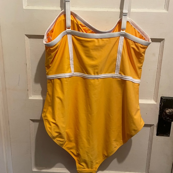 Yellow forever21 one piece swimsuit - Picture 2 of 4